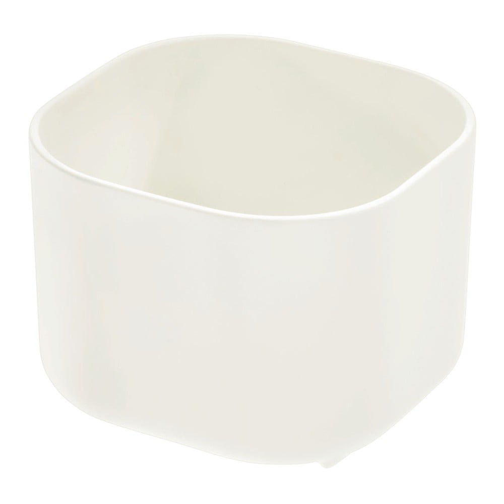 E-shop Biely úložný box iDesign Eco Bin, 9,14 x 9,14 cm