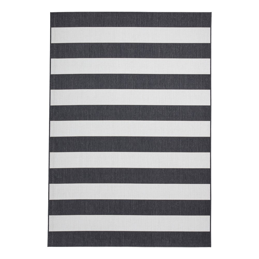 E-shop Biely/čierny vonkajší koberec 170x120 cm Santa Monica - Think Rugs
