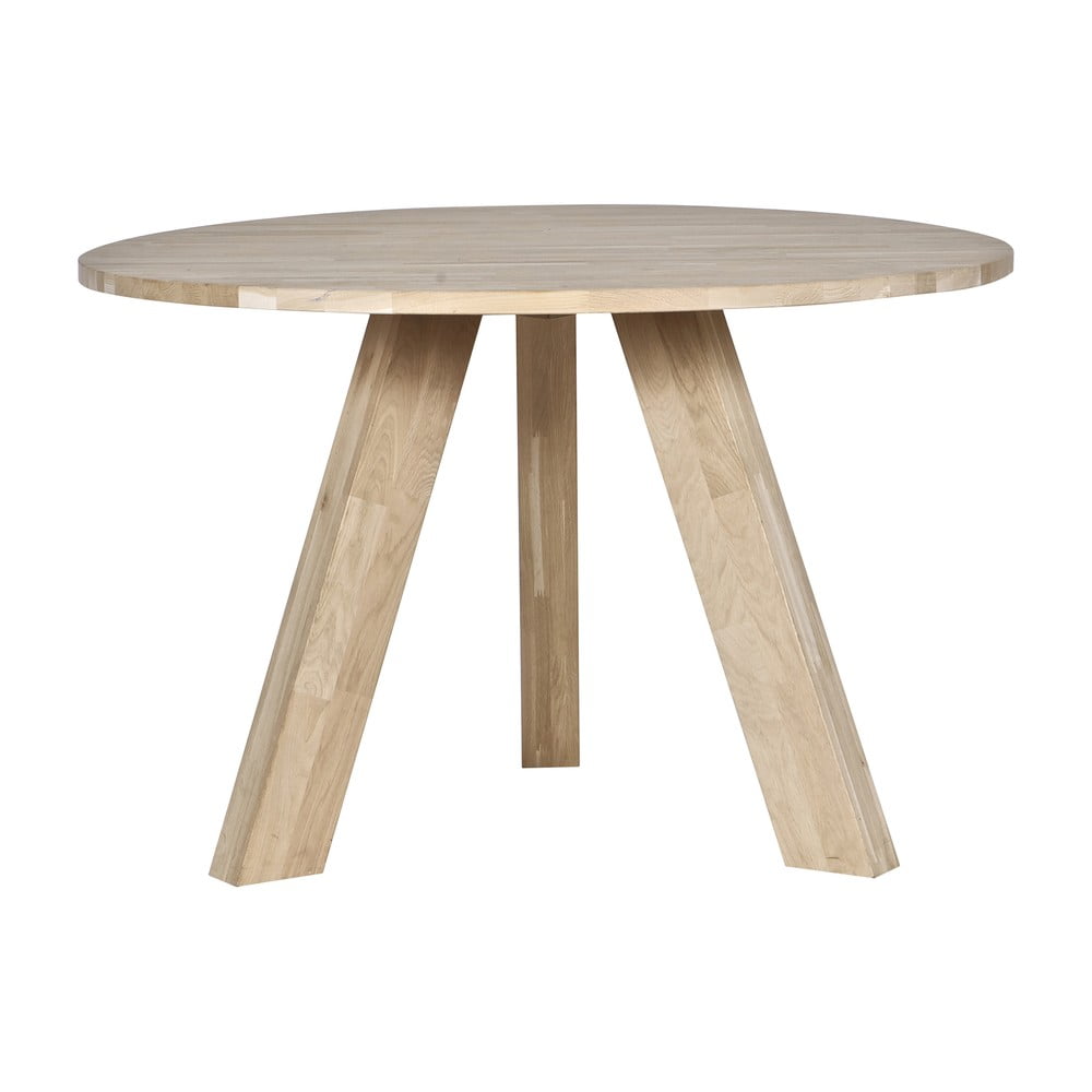 E-shop Jedálenský stôl z dubového dreva WOOOD Rhonda, Ø 129 cm