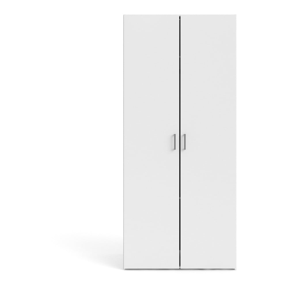 E-shop Biela šatníková skriňa Tvilum Space, 78 x 175 cm