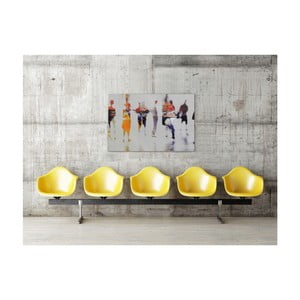 Sklenený obraz OrangeWallz People, 80 x 120 cm
