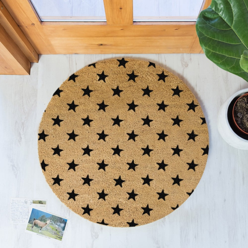 Obrázok Guľatá rohožka Artsy Doormats Stars, ⌀ 70 cm