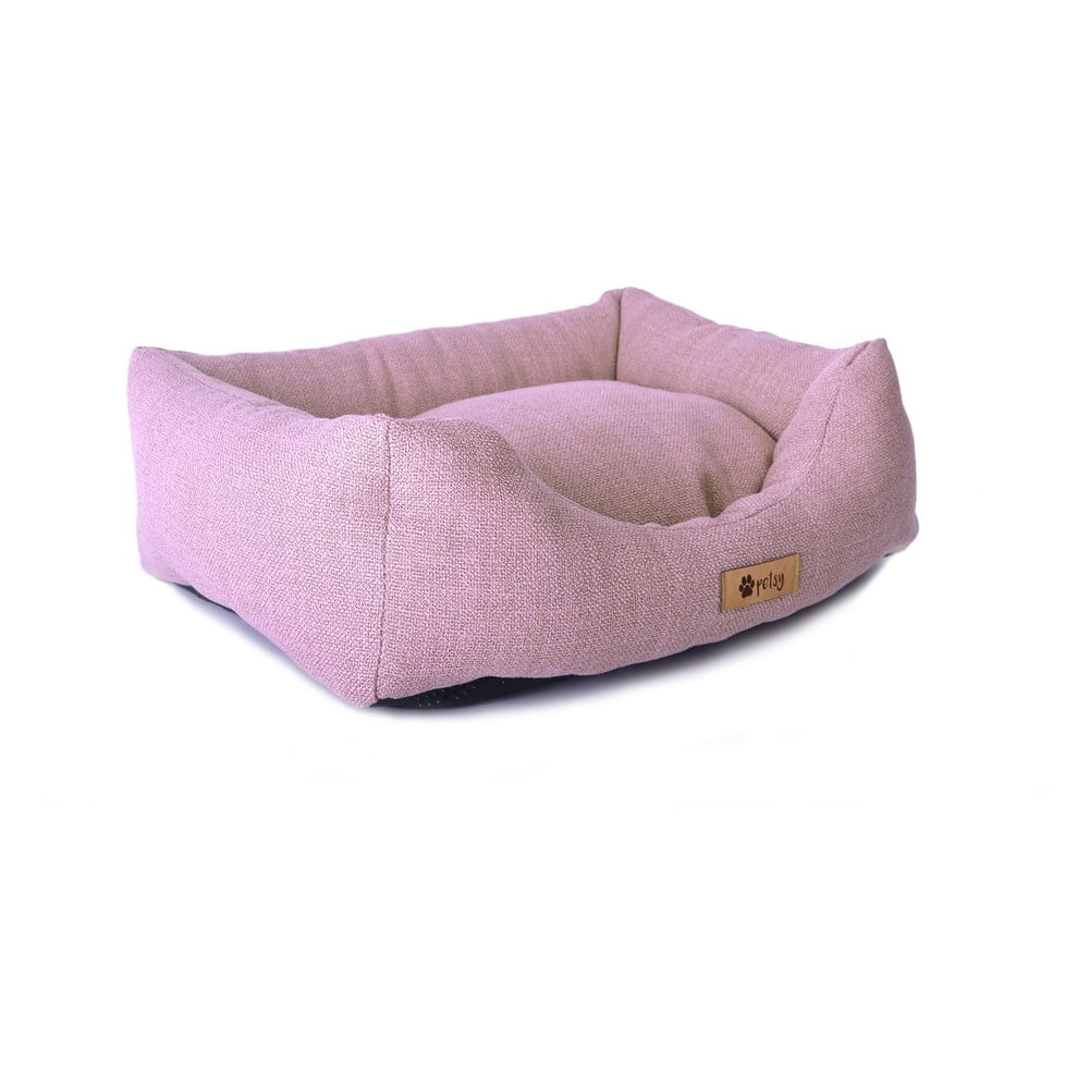 E-shop Ružový pelech 90x75 cm Connie - Petsy