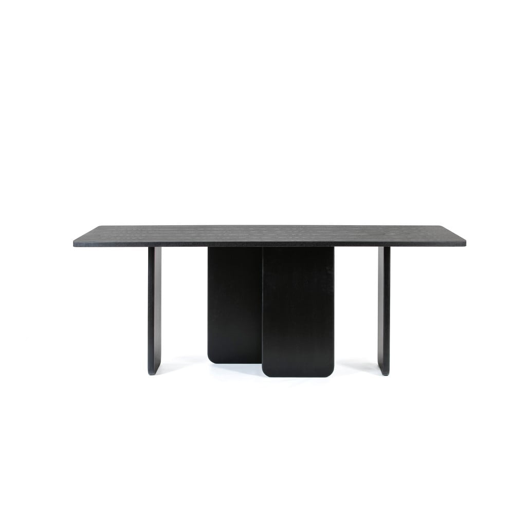 E-shop Čierny jedálenský stôl Teulat Arq, 200 x 100 cm
