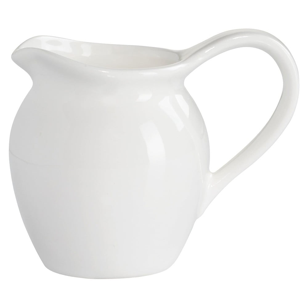 E-shop Biela porcelánová nádobka na mlieko Maxwell & Williams Basic, 110 ml