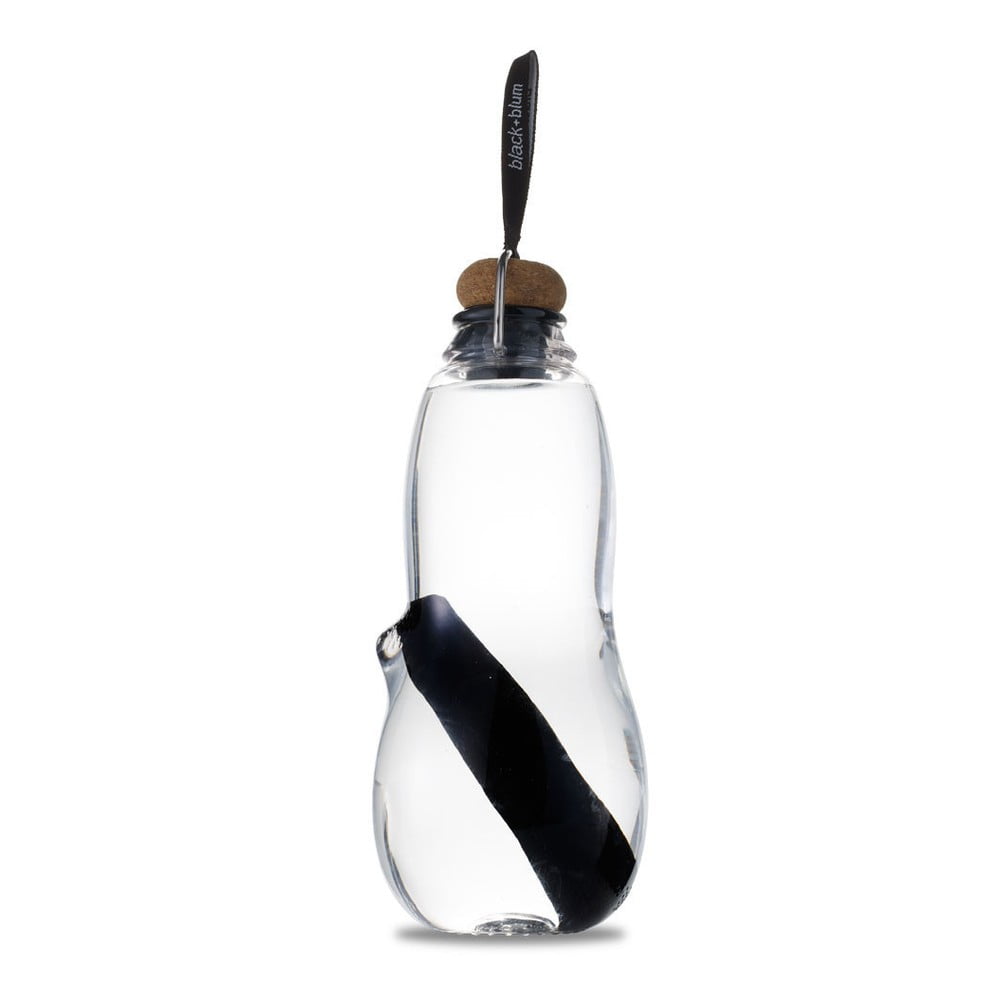 E-shop Čierna filtračná fľaša s binchotanom Black Blum Pure, 800 ml