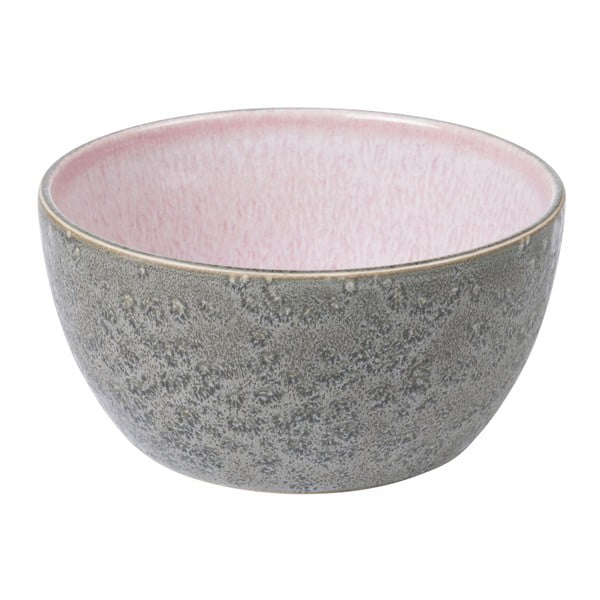 Sivo-ružová kameninová servírovací miska Bitz Premium, ø 14 cm