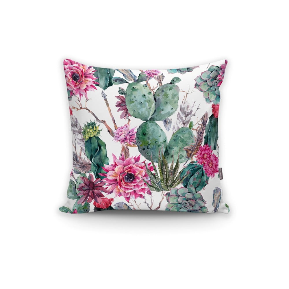 E-shop Obliečka na vankúš Minimalist Cushion Covers Cactus And Roses, 45 × 45 cm