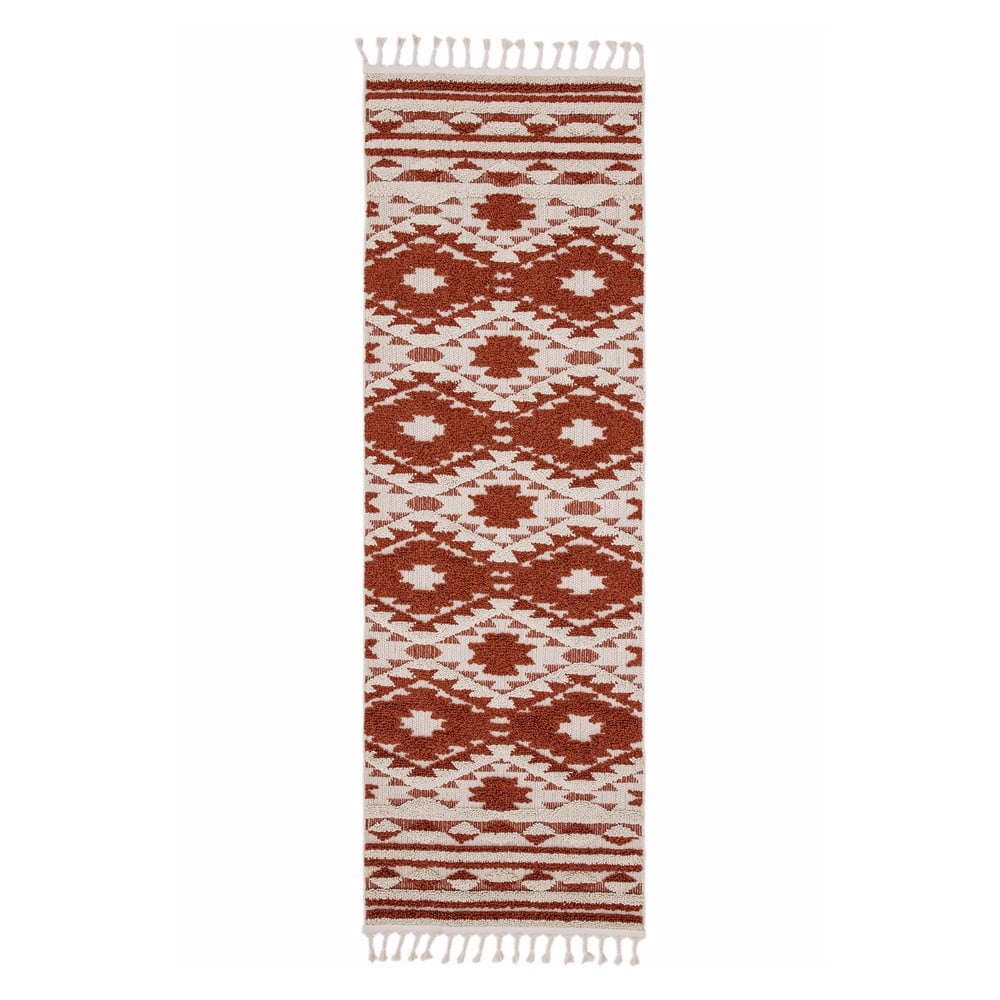 Obrázok Oranžový koberec Asiatic Carpets Taza, 80 x 240 cm