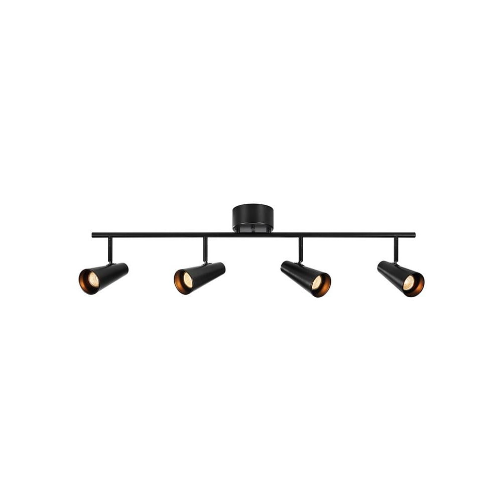 E-shop Čierne stropné svietidlo Markslöjd Crest, šírka 93,5 cm