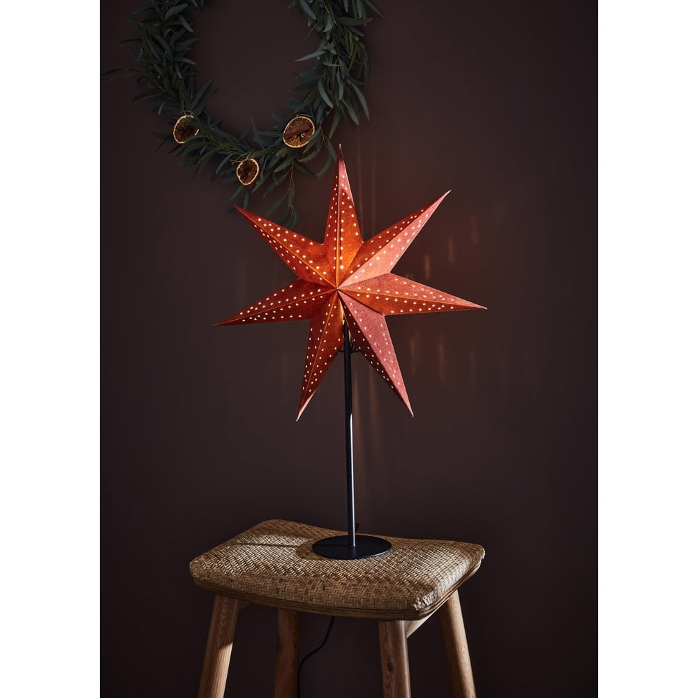 E-shop Červená vianočná svetelná dekorácia Markslöjd Embla