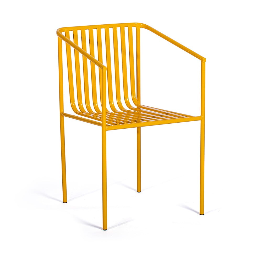 E-shop Súprava 2 žltých záhradných stoličiek Bonami Selection Cecile