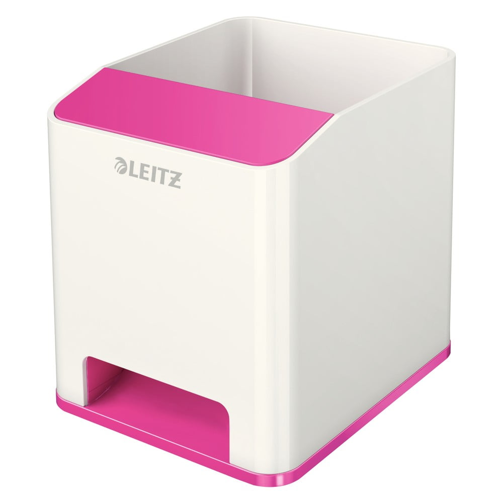 E-shop Bielo-ružový stojan na ceruzky Leitz WOW