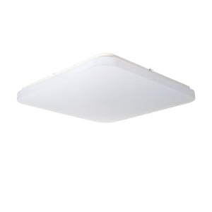 Biele stropné svietidlo s ovládaním teploty farby SULION, 33 × 33 cm