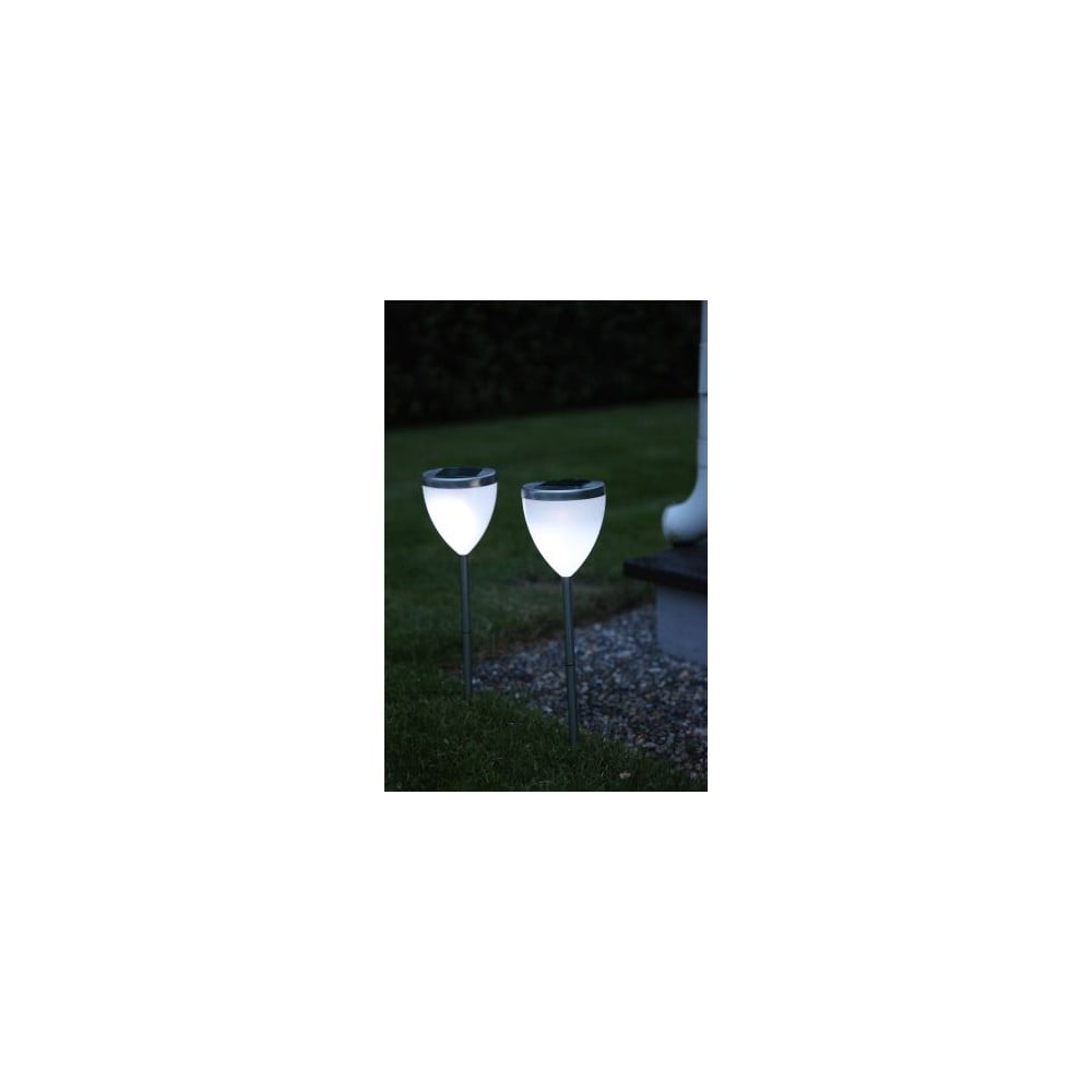 E-shop Súprava 2 záhradných LED svetiel Star Trading Garden, výška 34 cm