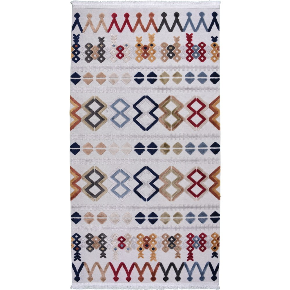 E-shop Béžový koberec s prímesou bavlny Vitaus Milas, 120 x 180 cm