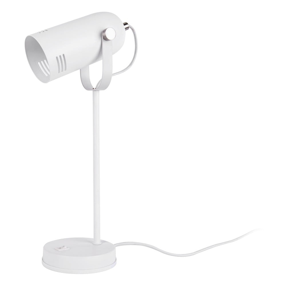 E-shop Biela stolová lampa Leitmotiv Husk