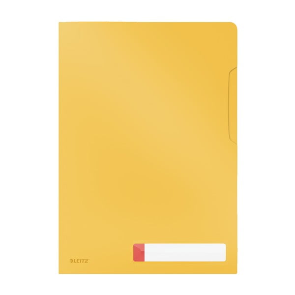Žlté neprehliadné kancelárske dosky Leitz Cosy, A4