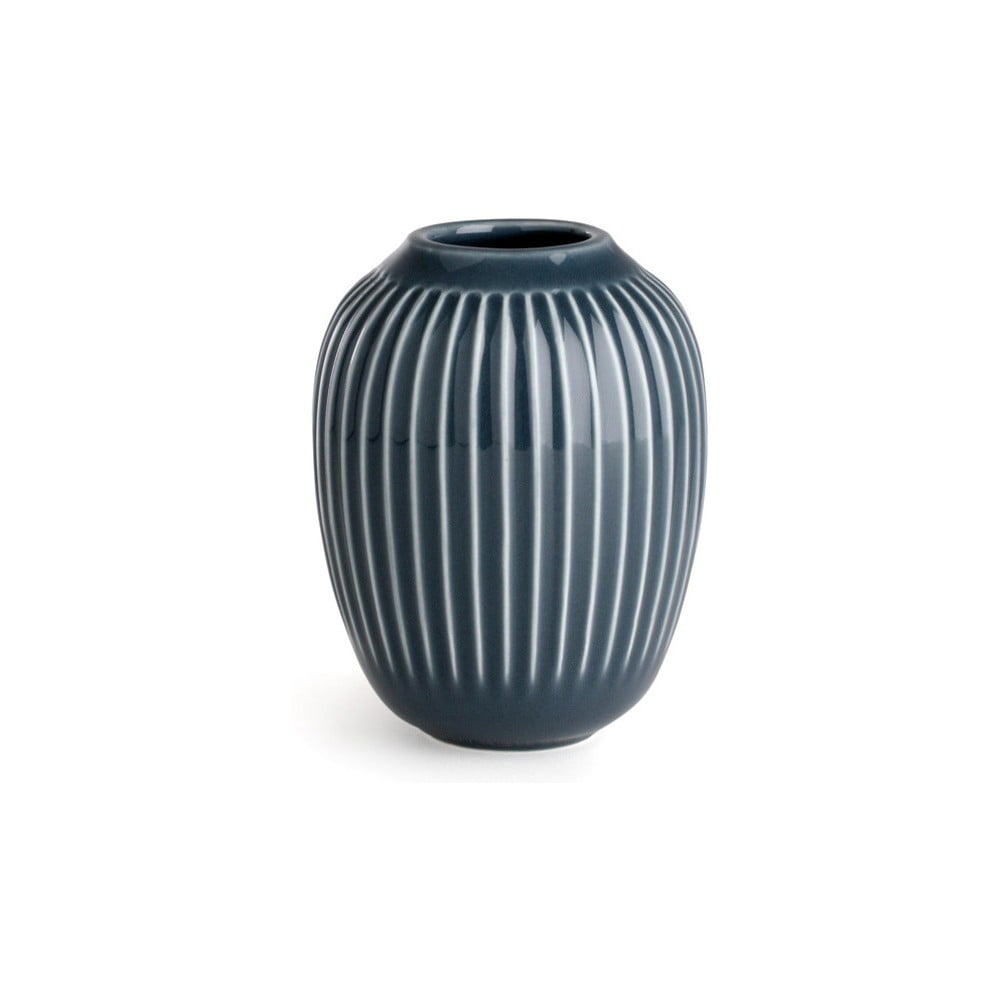 Antracitovosivá kameninová váza Kähler Design Hammershoi, , ⌀ 8,5 cm