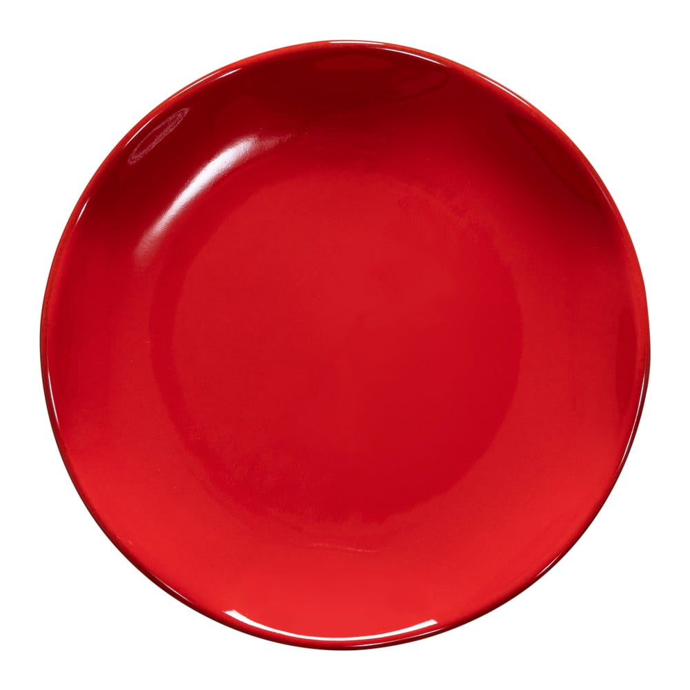 E-shop Červený kameninový dezertný tanier Casafina Cook & Host, ø 20,5 cm
