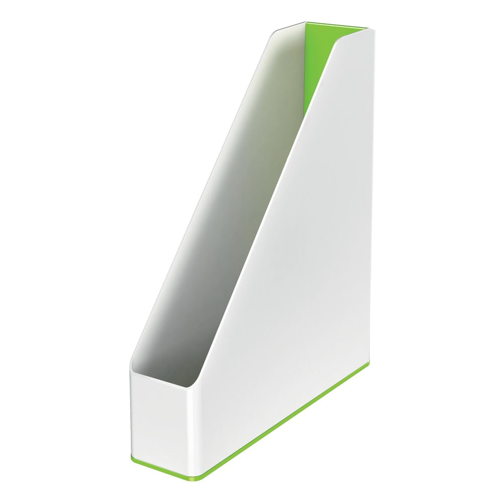 E-shop Bielo-zelený stojan na časopisy Leitz WOW