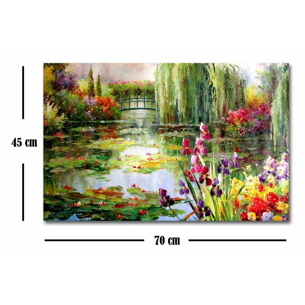 Obrázok Nástenná reprodukcia na plátne Claude Monet, 70 × 45 cm