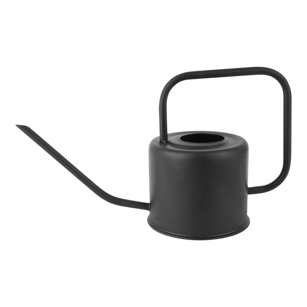 E-shop Čierna kovová kanva na polievanie PT LIVING Cap, výška 18 cm