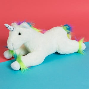 Biela plyšová hračka Just 4 Kids Unicorn Magic
