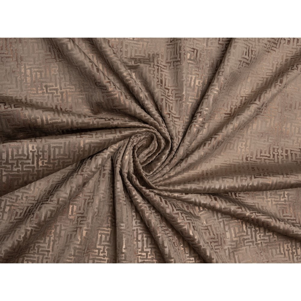 Hnedý záves 140x260 cm Terra – Mendola Fabrics