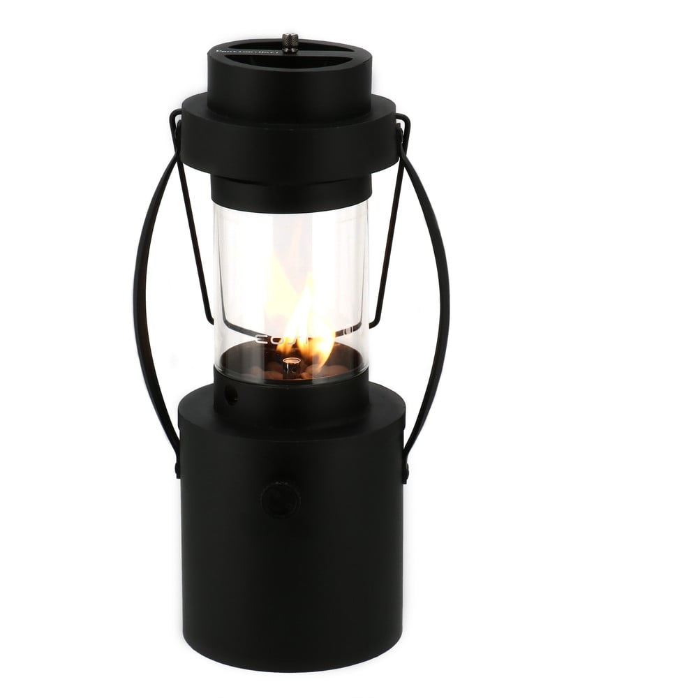 E-shop Čierna plynová lampa Cosi Rider, výška 44 cm
