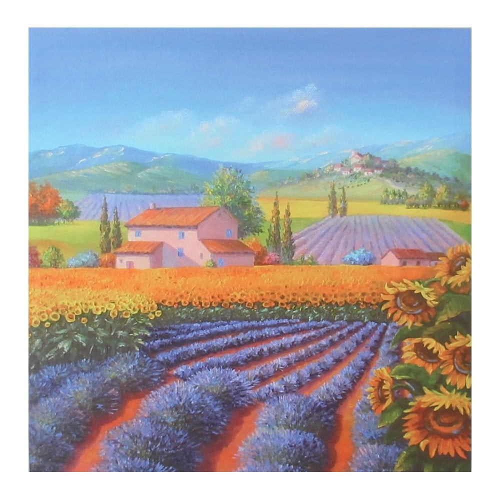 Nástenný obraz na plátne Dakls Violet, 50 x 50 cm