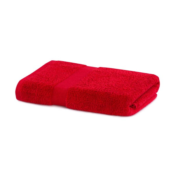 Červený uterák DecoKing Marina, 70 × 140 cm