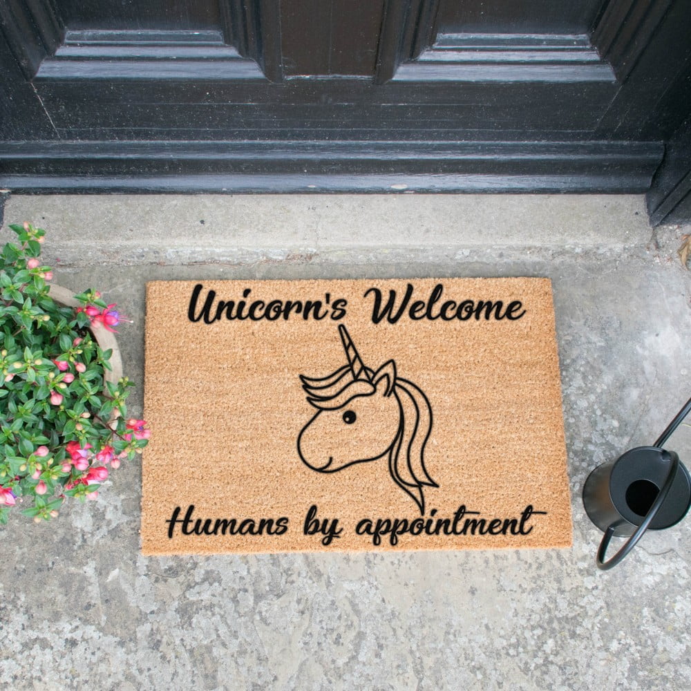 Obrázok Rohožka Artsy Doormats Unicorns Welcome, 40 × 60 cm