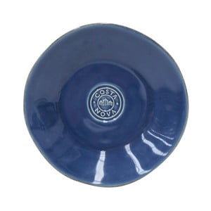 Modrý kameninový tanier na pečivo Costa Nova, ⌀ 16 cm