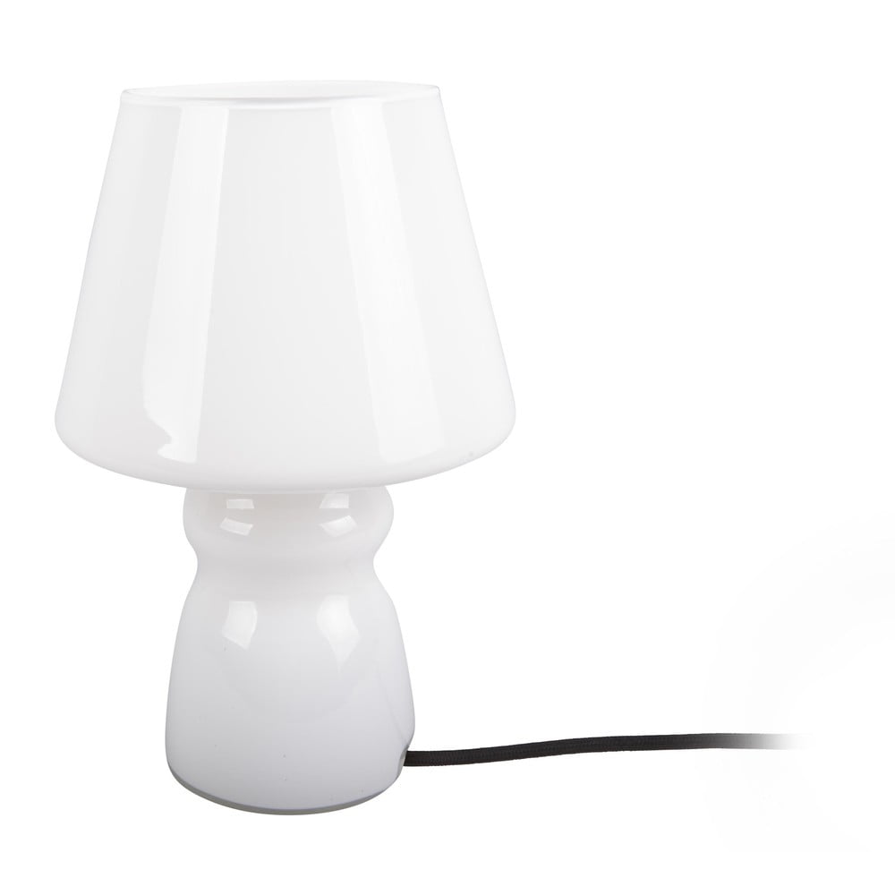 Obrázok Biela sklenená stolová lampa Leitmotiv Classic Glass, ø 16 cm