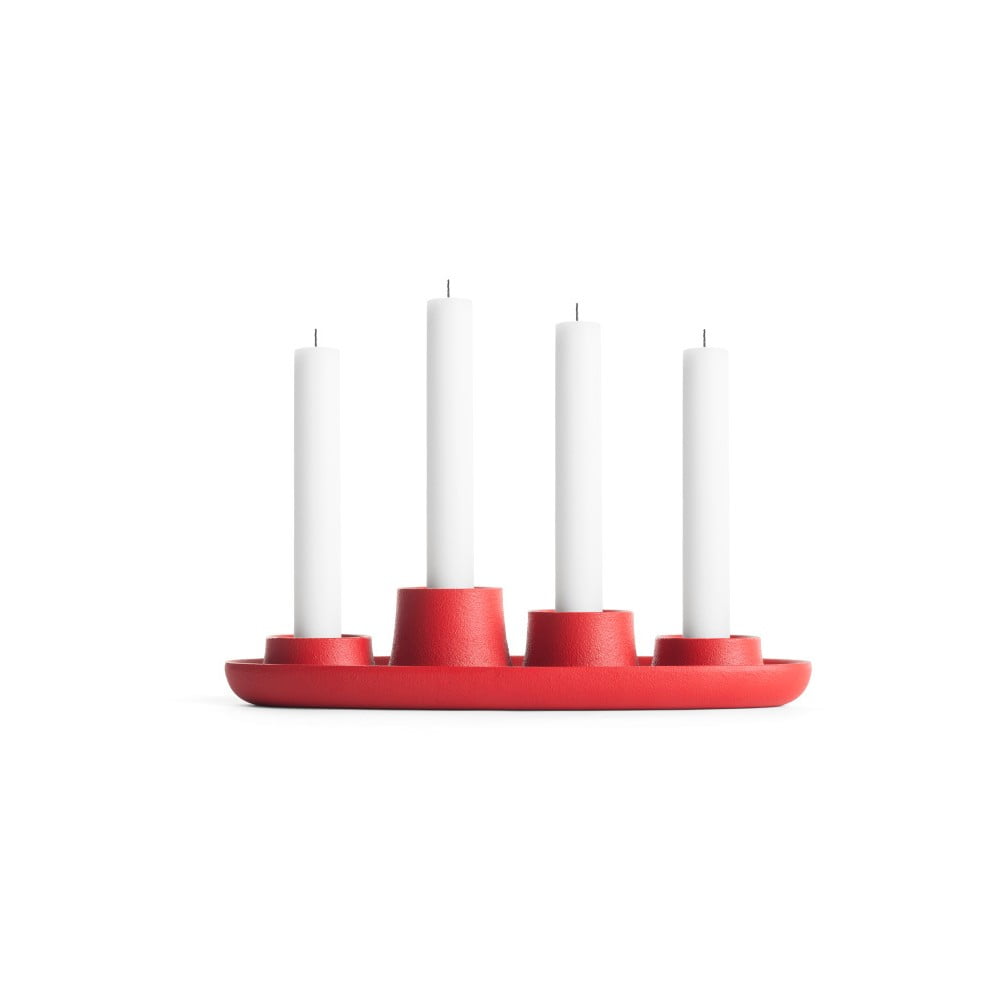 E-shop Červený svietnik EMKO Aye Aye Four Candles