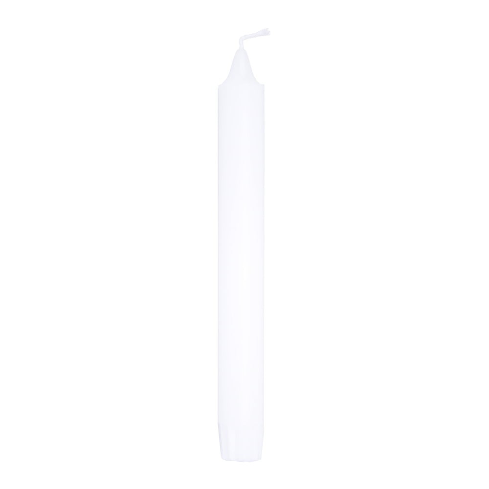 Súprava 8 bielych dlhých sviečok Ego Dekor ED, doba horenia 7 h