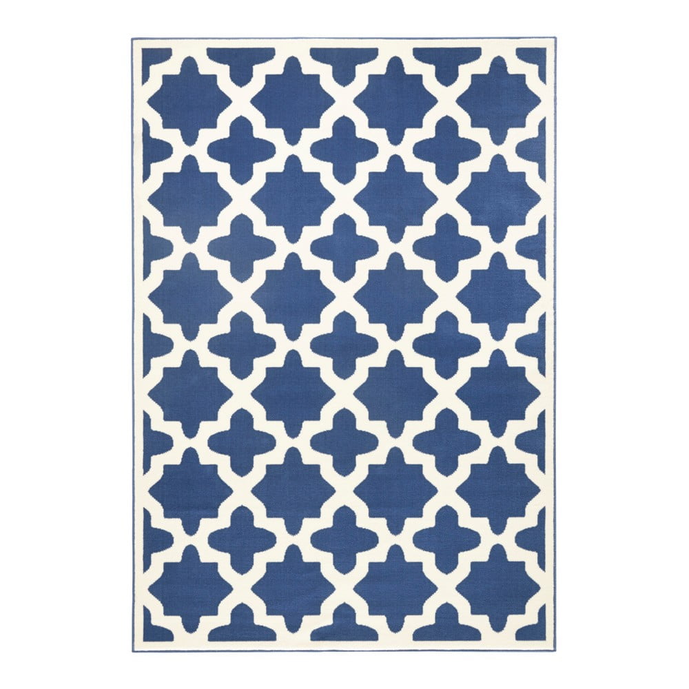E-shop Modro-biely koberec Zala Living Noble, 200 × 290 cm
