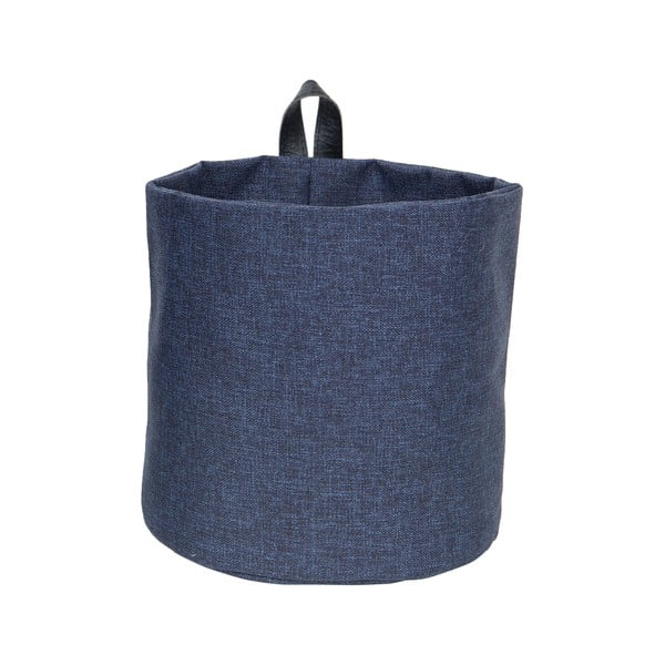 Modrý textilný organizér Bigso Box of Sweden Hang, ø 17 cm