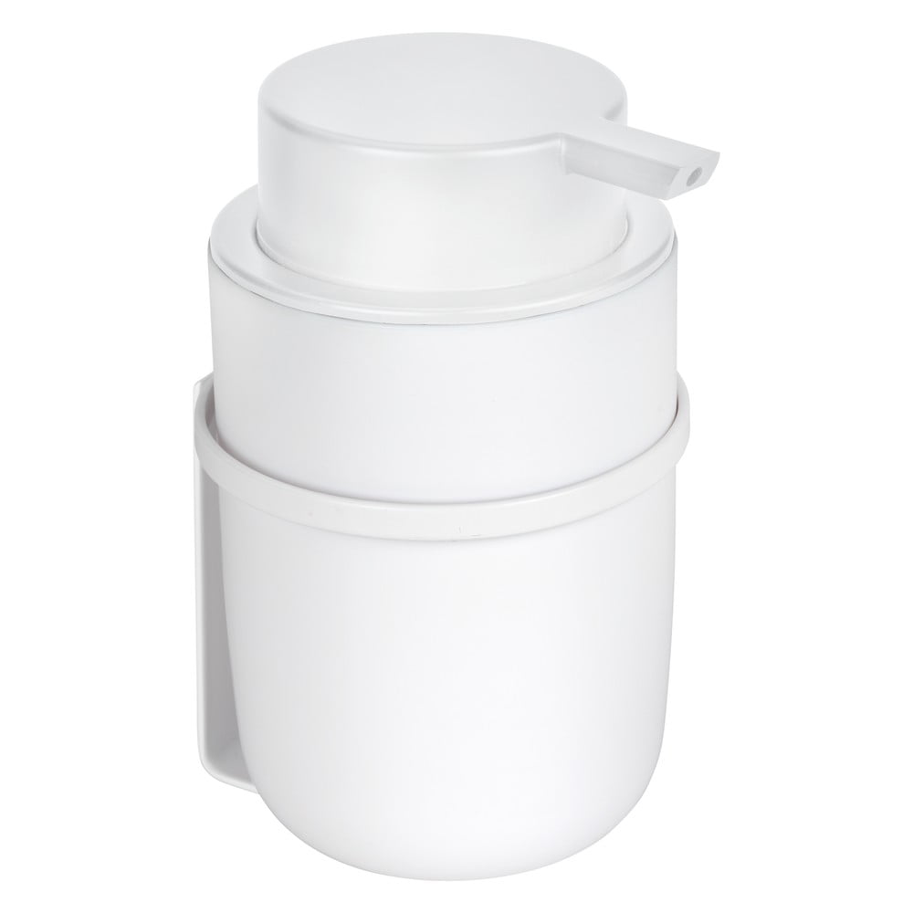 E-shop Biely samodržiaci plastový dávkovač mydla 0.25 l Carpino - Wenko