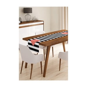 Behúň na stôl z mikrovlákna Minimalist Cushion Covers Stripes with Heart, 45 × 145 cm