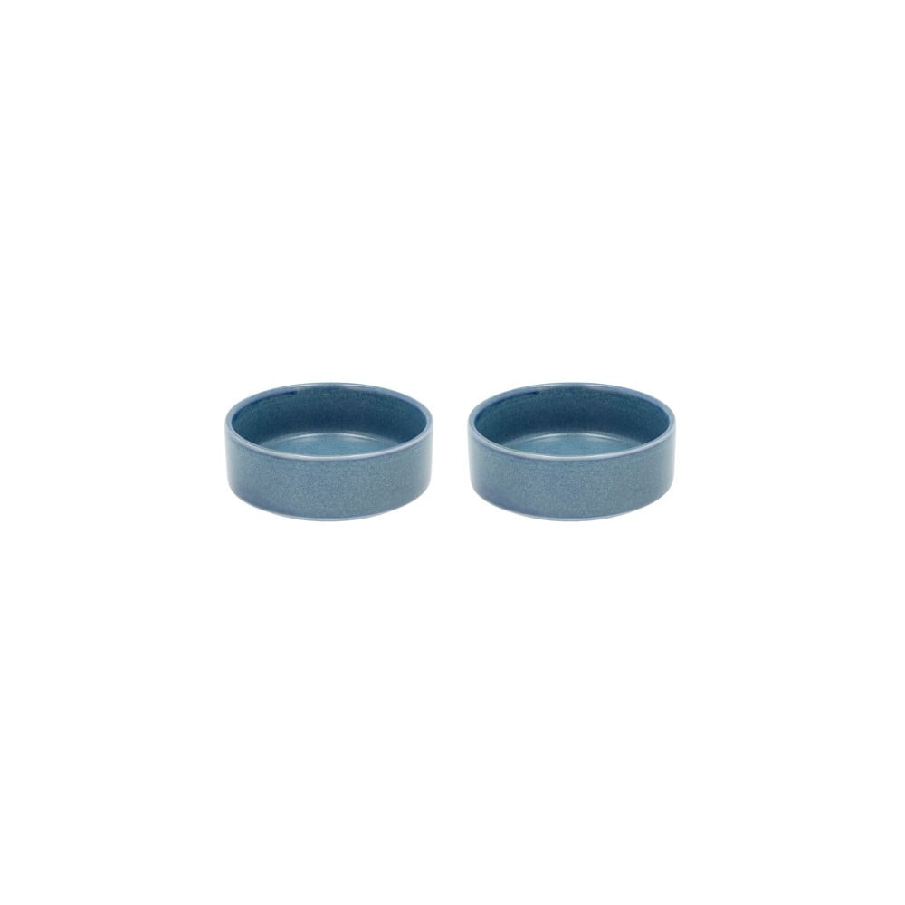 E-shop Súprava 2 modrých porcelánových misiek Villa Collection Fjord, ø 10,1 cm