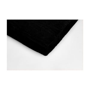Čierna mikroplyšová prikrývka na dvojlôžko My House, 180 × 200 cm