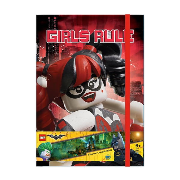Zápisník LEGO® Batman Batgirl Harley Quinn