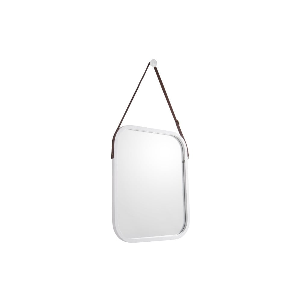 Nástenné zrkadlo v bielom ráme PT LIVING Idylic, dĺžka 40,5 cm