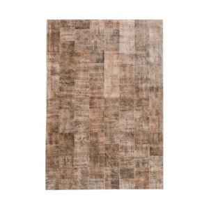 Svetlohnedý koberec z pravej kože Fuhrhome Ankara, 120 × 180 cm