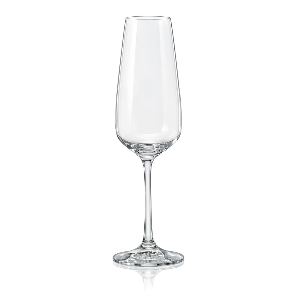 E-shop Súprava 6 pohárov na šampanské Crystalex Giselle, 190 ml