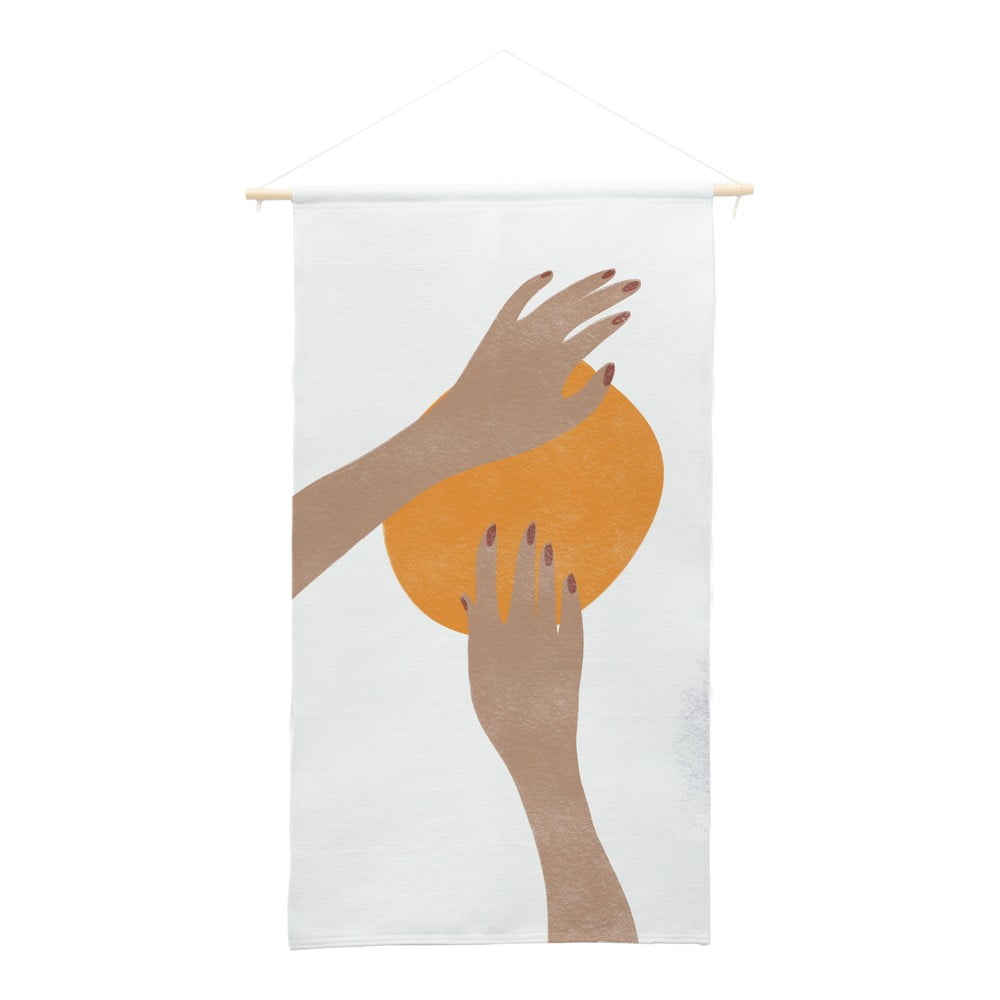 E-shop Textilná nástenná dekorácia Surdic Hands, 90 x 140 cm