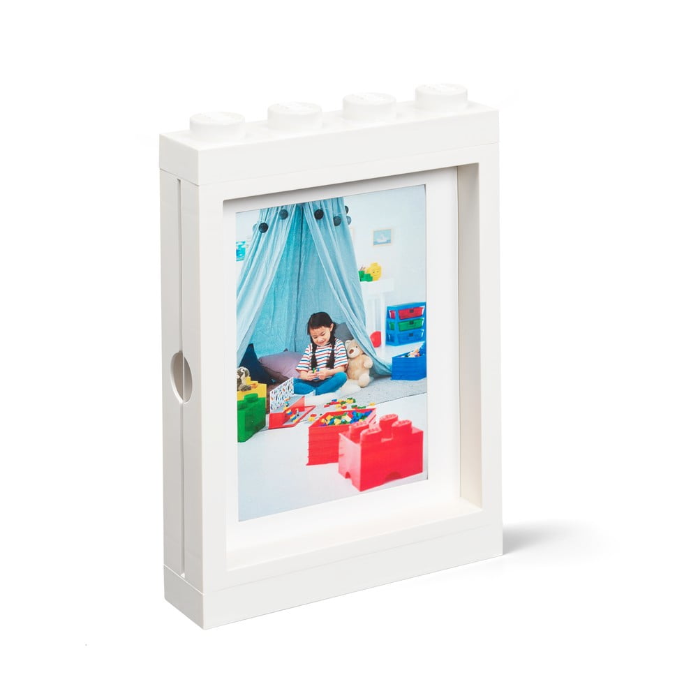Biely rámček na fotku LEGO®, 19,3 x 26,8 cm