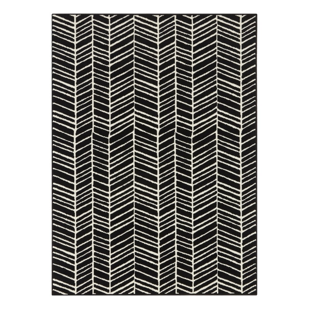 E-shop Čierny koberec Ragami Velvet, 120 x 170 cm